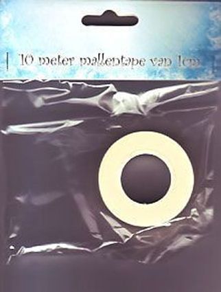 Mallen Tape - Low Tack Tape - 10mtr - 1cm breed