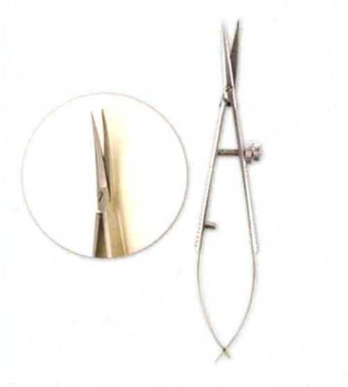 Professional tweezer/scissors - Curved model 