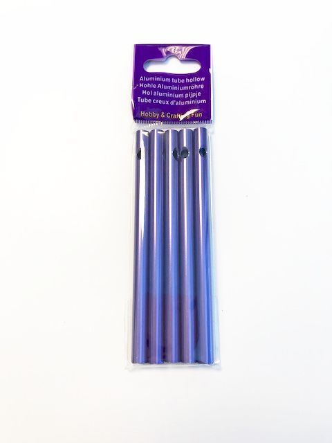Windgong Tubes - Aluminium - 6mm x 9cm - Purple