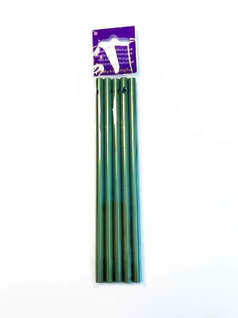 Windgong Tubes - Aluminium - 6mm x 11cm - Groen