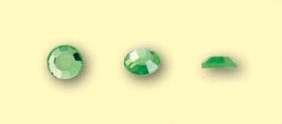 Strass Jewelry Stones - SS12 - 3,1-3,2mm - Hot Fix - Green