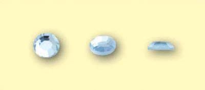 Strass Jewelry Stones - SS12 - 3,1-3,2mm - Hot Fix - Blue