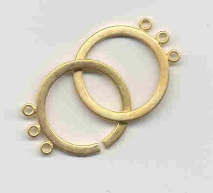 Metal Ring Set - 20mm - Goud