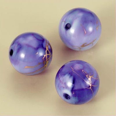 Oil Paint Jewelry Beads - Lavender