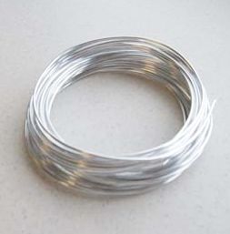 Fil d'aluminium - Argent - 2mm x 4M 