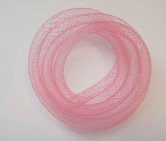 Fish Net Tubes - Nylon - Pink
