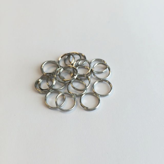 Key Rings - 12mm - Silver