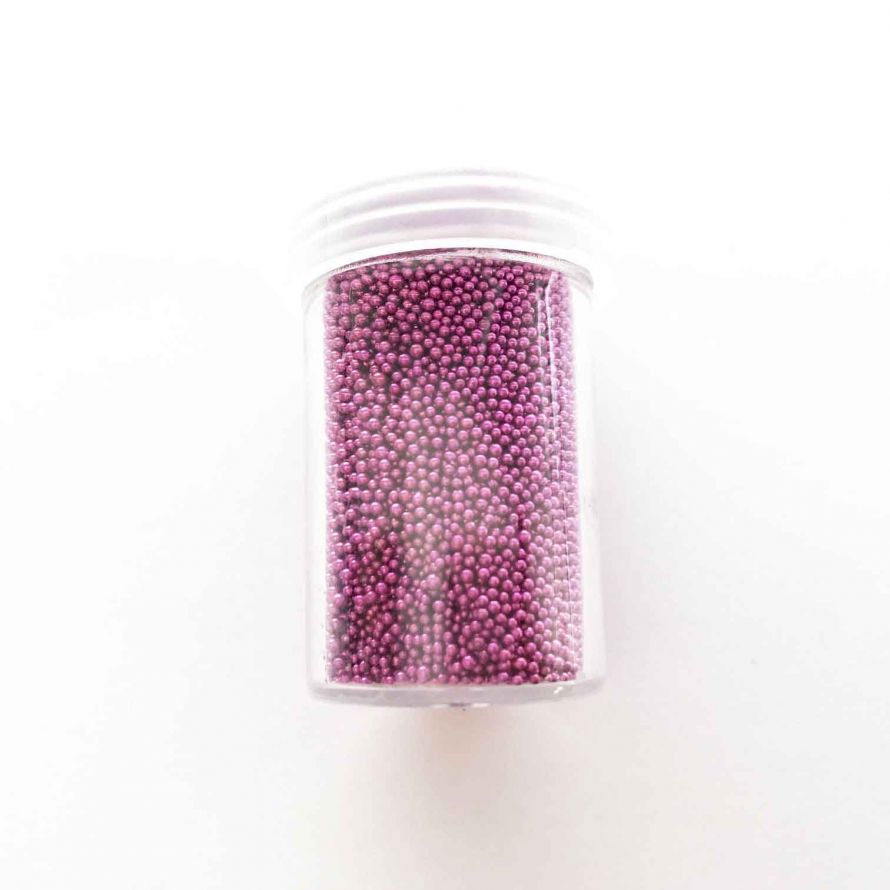 Caviar Kralen zonder gat - 0,8-1mm - Lila