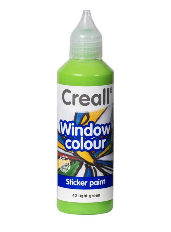 Window Colors - CREALL-GLASS - Sticker Paint - Light Green