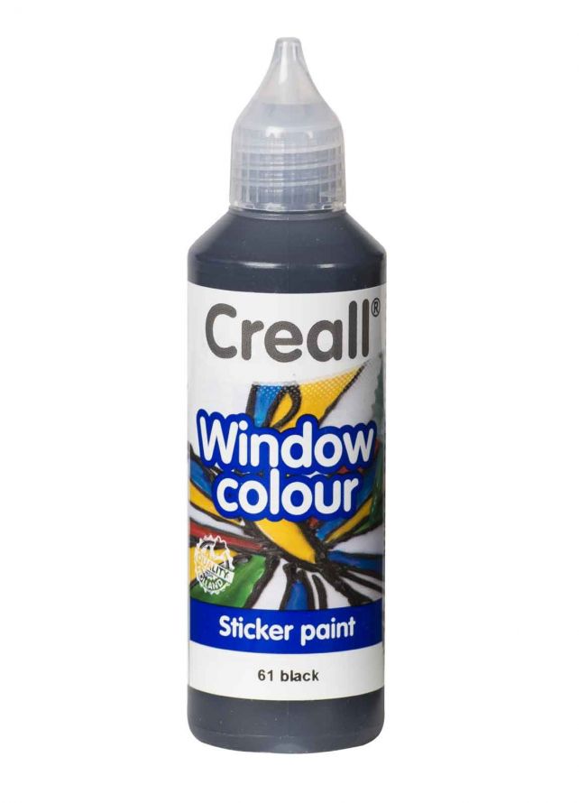 Window Colors - CREALL-GLASS - Sticker Paint - Black