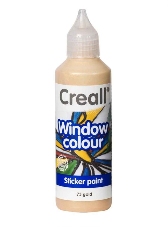 Window Colors - CREALL-GLASS - Sticker Paint - Gold