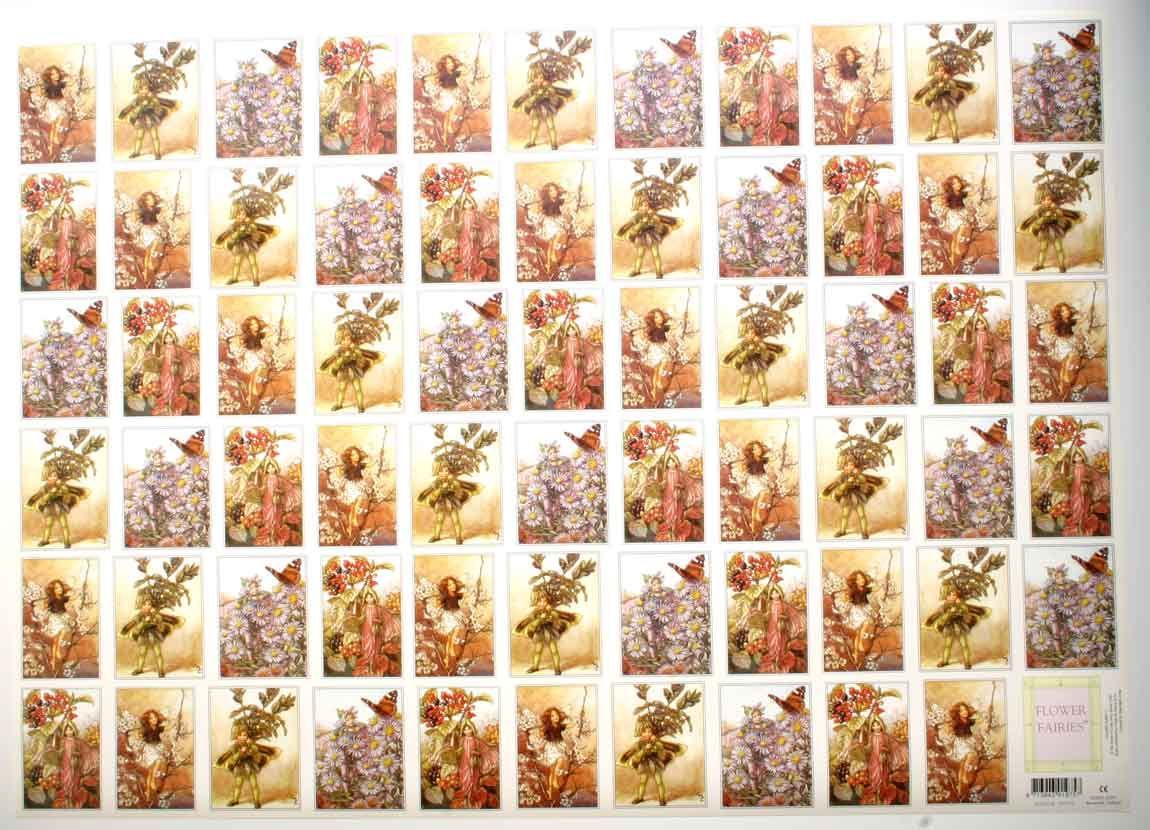 Flower Fairies Butterfly- 3D Decoupage Sheet