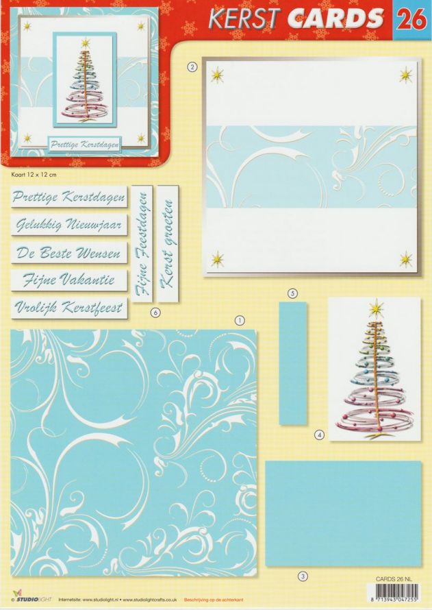 Sundries - CARDS - Step by Step Decoupage Sheet