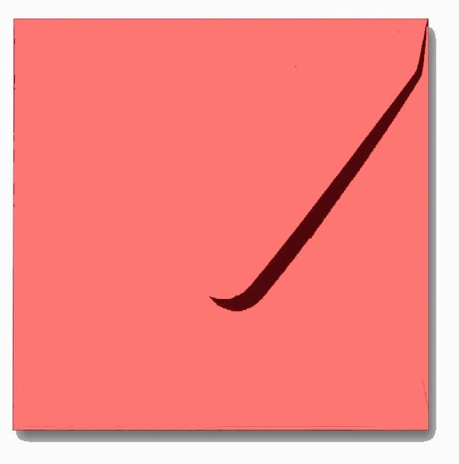 900 Enveloppen - Vierkant - Roze