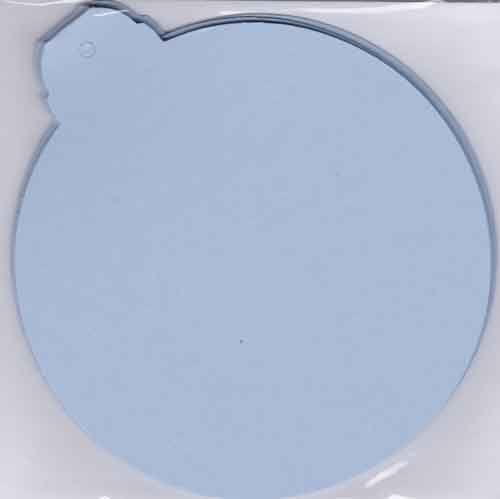 KERSTBAL Kaarten Pakje - Lavendel Blauw - Ø 12cm