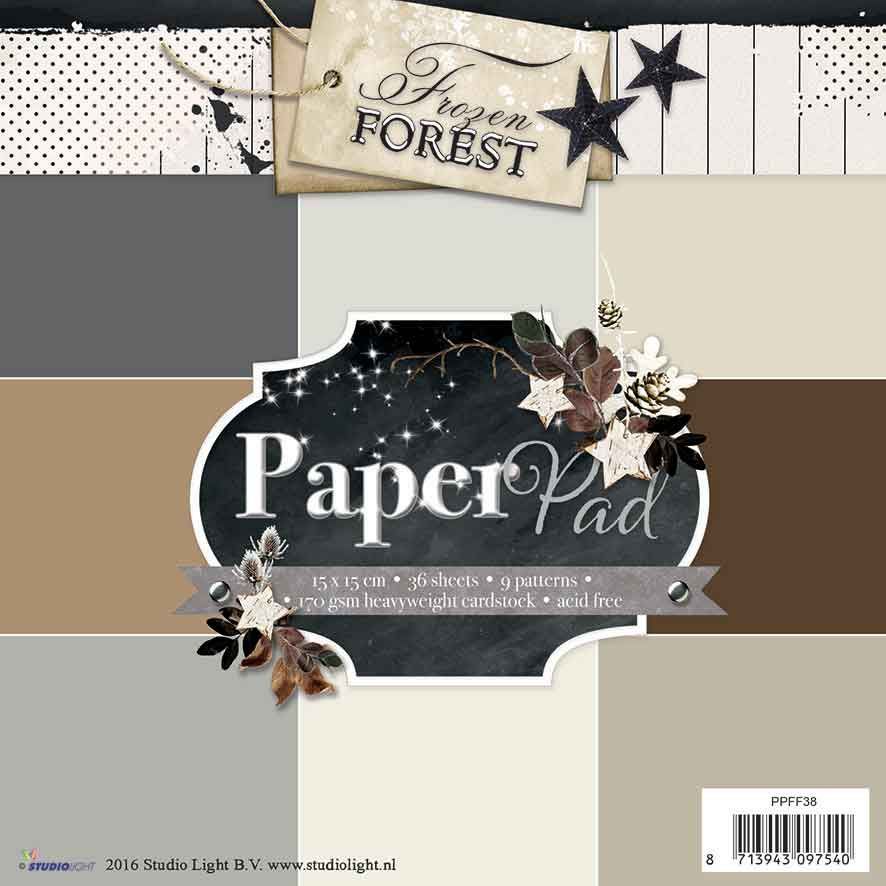 Frozen Forest - Kerst - Paper Pad - 170grams Karton