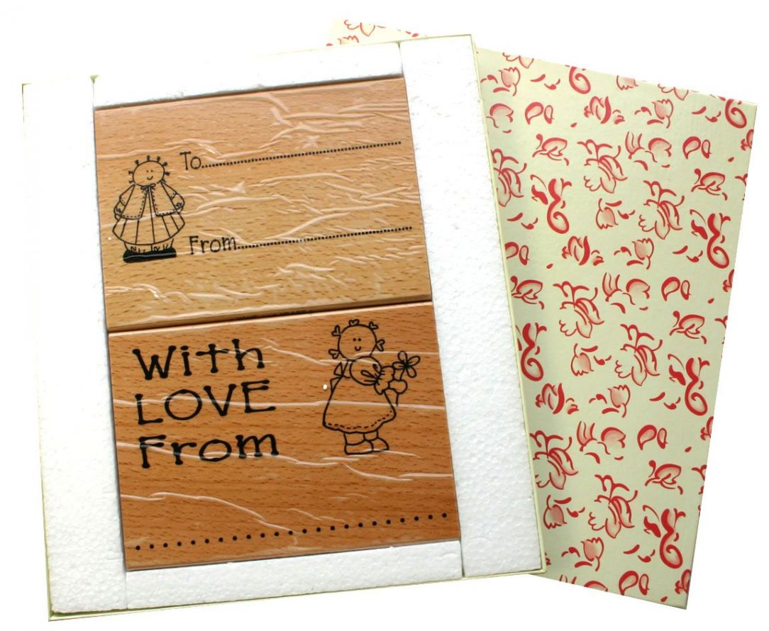 2 Stempel in Aufbewahrungsbox - Home and Heart Collection