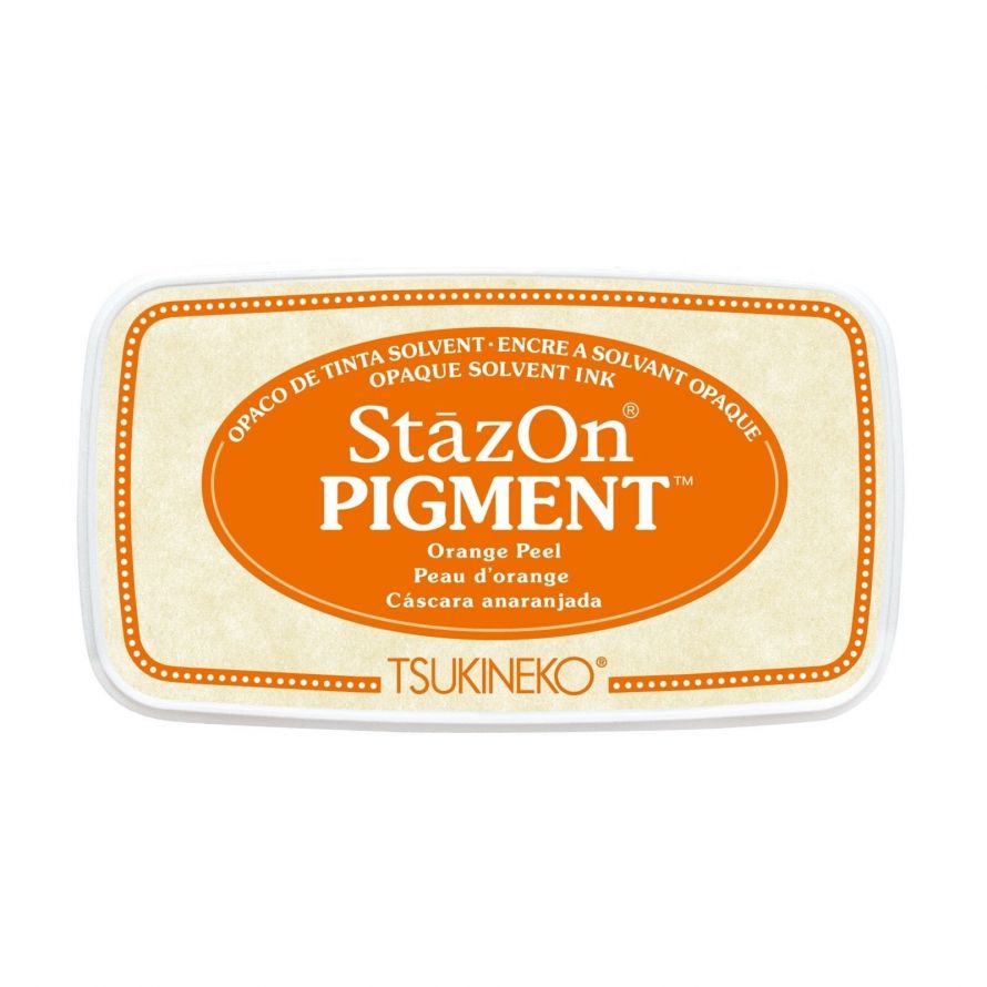 Ink Pad - Stazon Pigment - Orange Peel - 9,7 x 5,5cm 