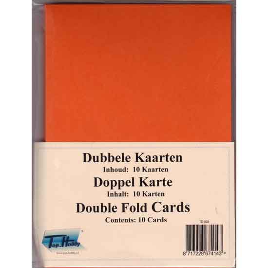 Doppelkarten - Orange