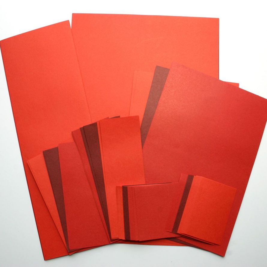 Bastel und Schnitt Papier - Rot