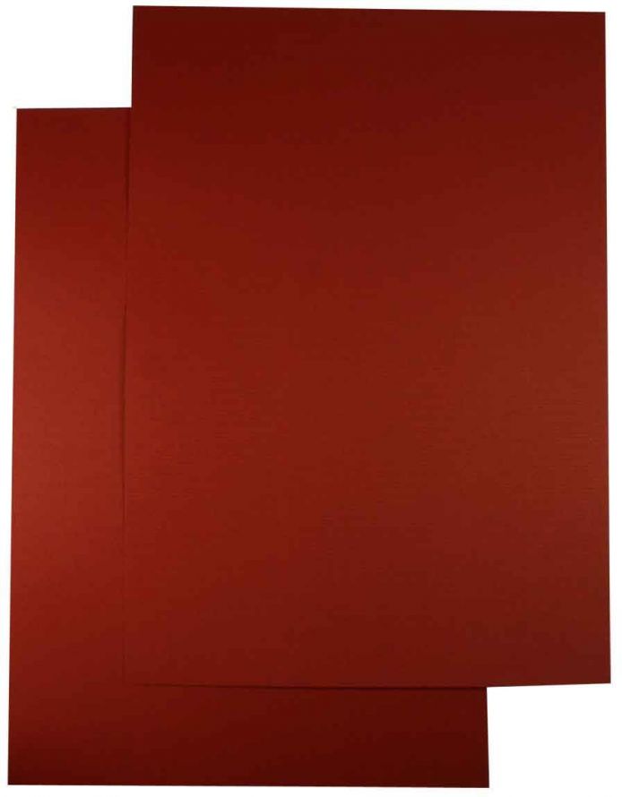 Luxery A4 Cardboard - Bordeaux with Structure - 100 Sheets