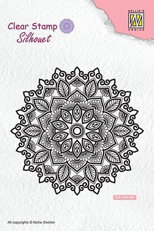 Clear Stamp - Silhouette Mandala-4