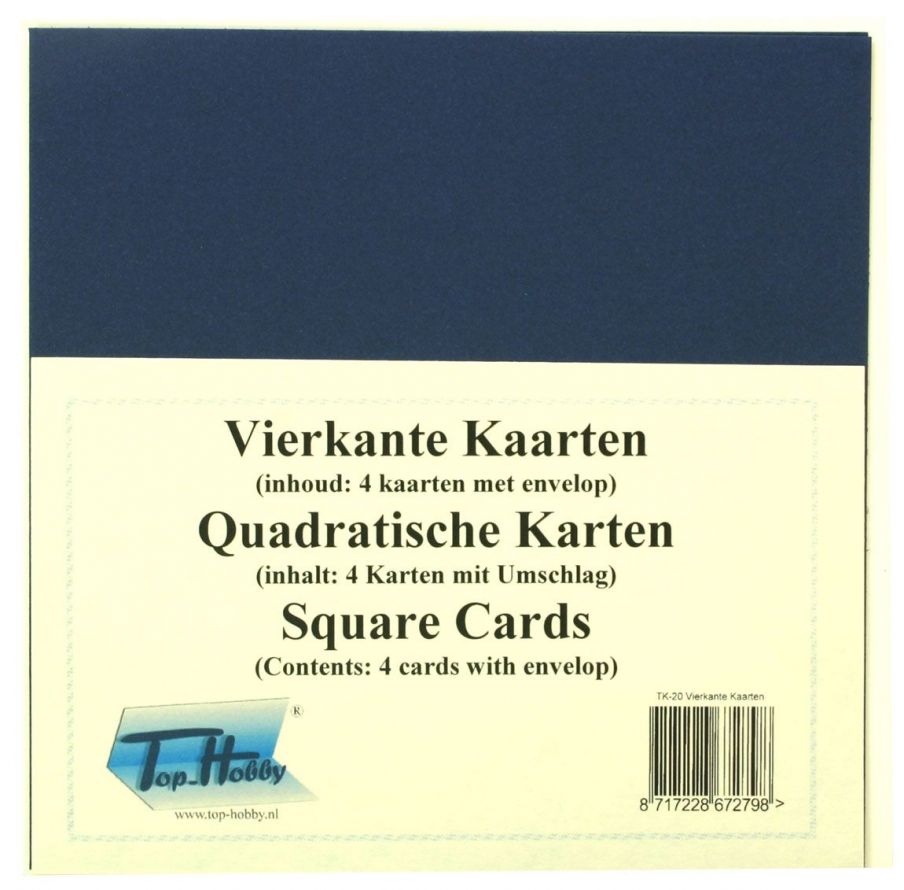 Square Cards Package - Dark Blue