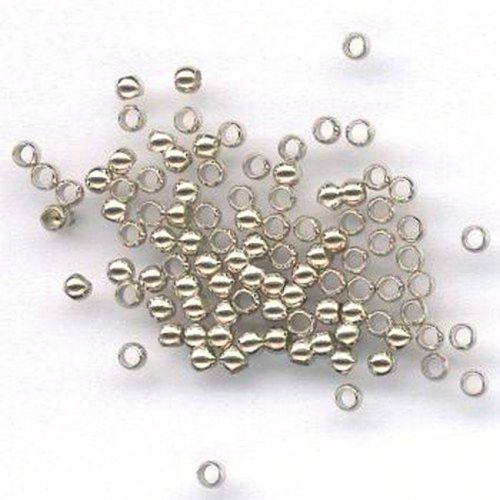 Crimp Beads - Round - Silver