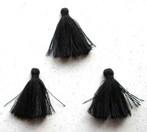 Thread Tassels - Zwart - 3cm