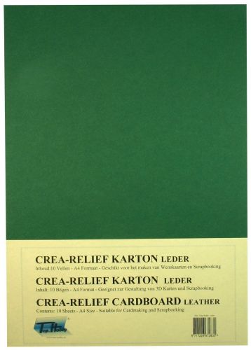 Leather - Crea-Corrugated - Board Package - A4 - Dark Green