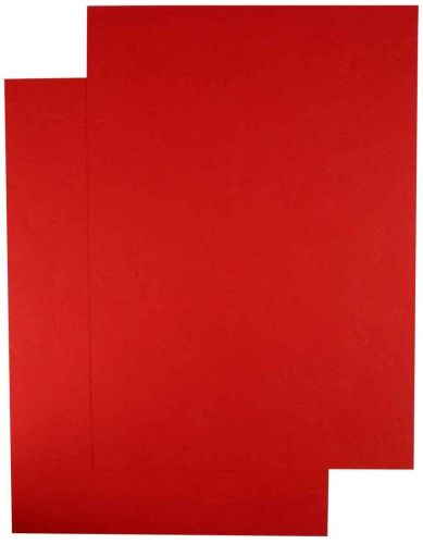 100 Noël Étoile - Crea-Papier Texturé - Carton - A4 - Rouge