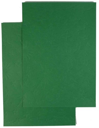 200 Noël Étoile - Crea-Papier Texturé - Carton - A5 - Vert Foncé