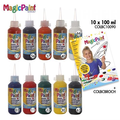 Magic Paint - Assorti 10 couleurs x 100 ml