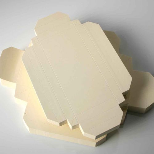 50 Deco Boxes - Rectangle - Ivory