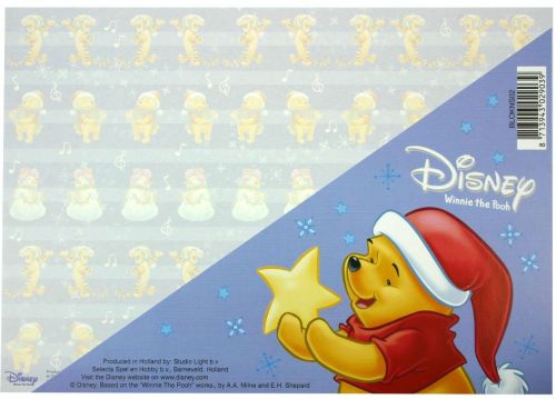 Winnie the Pooh - Noël - Bloc en Carton d'image
