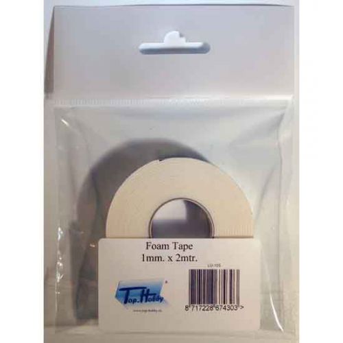 Foam Tape - 1mm x 2meter - Dubbelzijdig Klevend