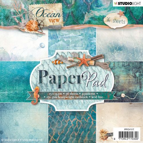 Ocean View Paper Pad - 15 x 15cm