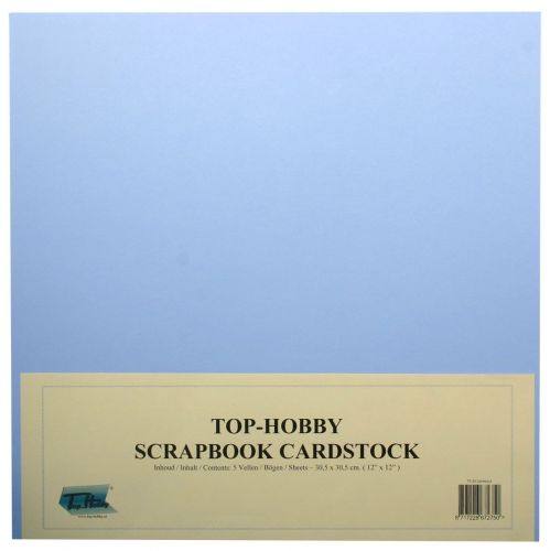 Scrapbook Karton Pakje - Lavendel Blauw - 240grams